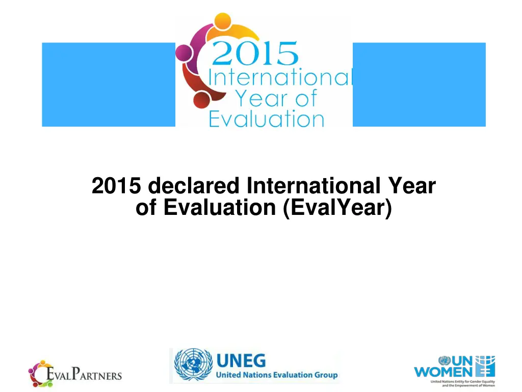 2015 declared international year of evaluation