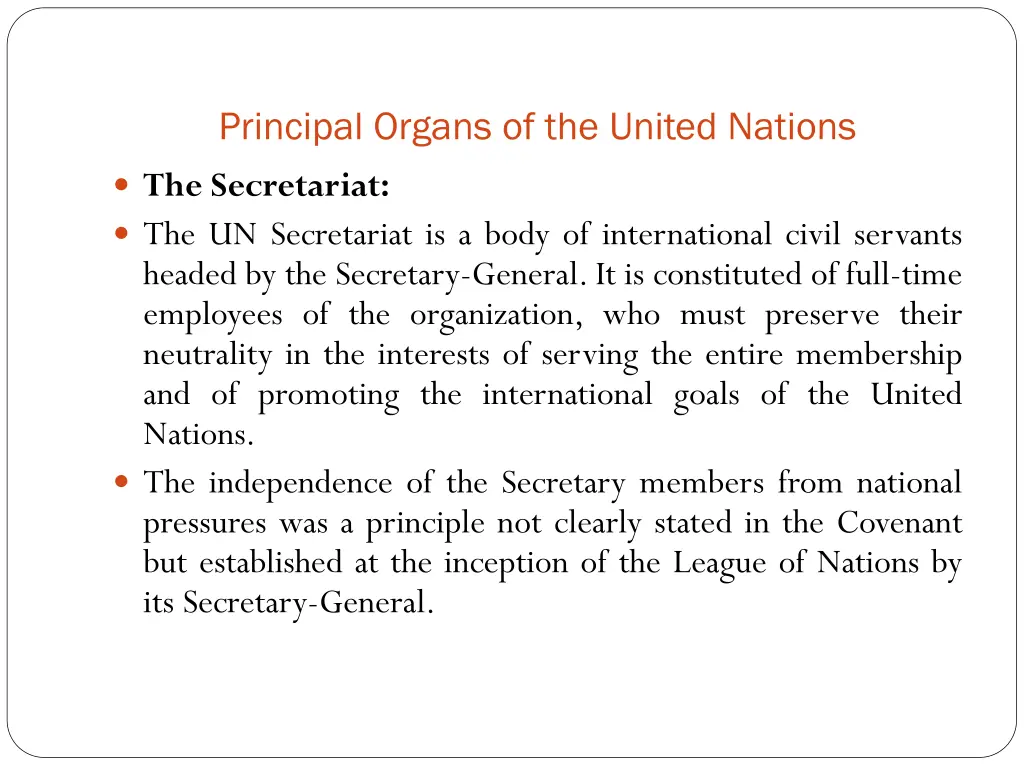 principal organs of the united nations 17