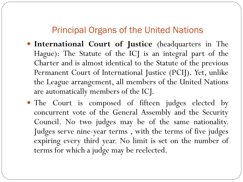 principal organs of the united nations 19