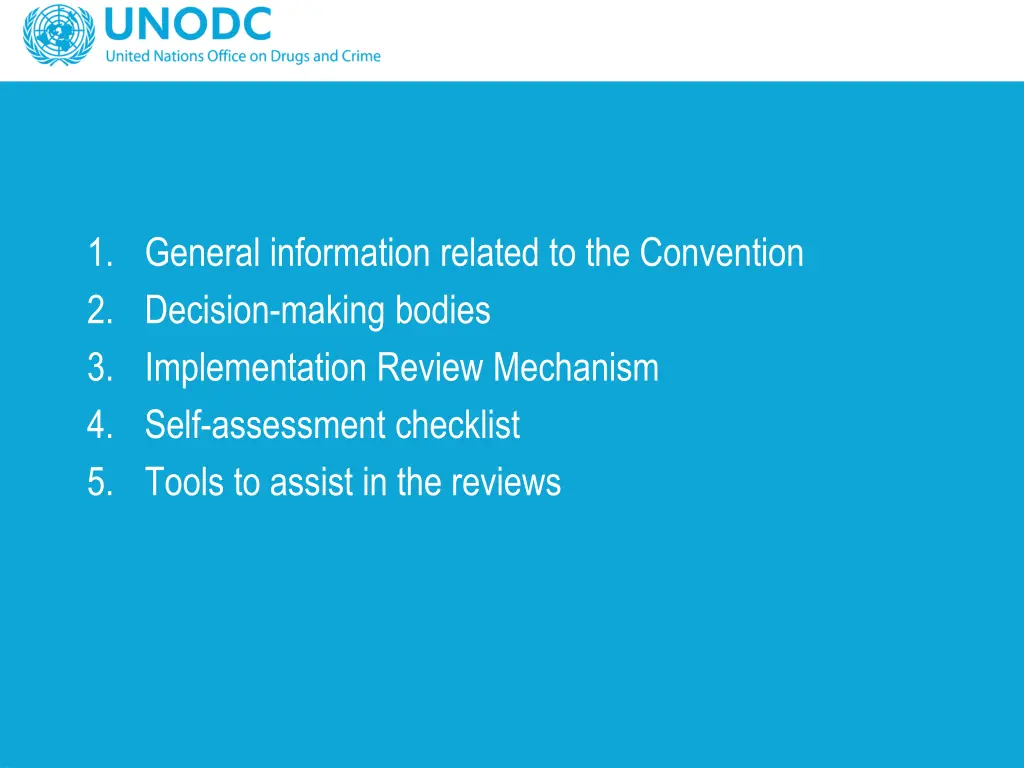 1 general information related to the convention