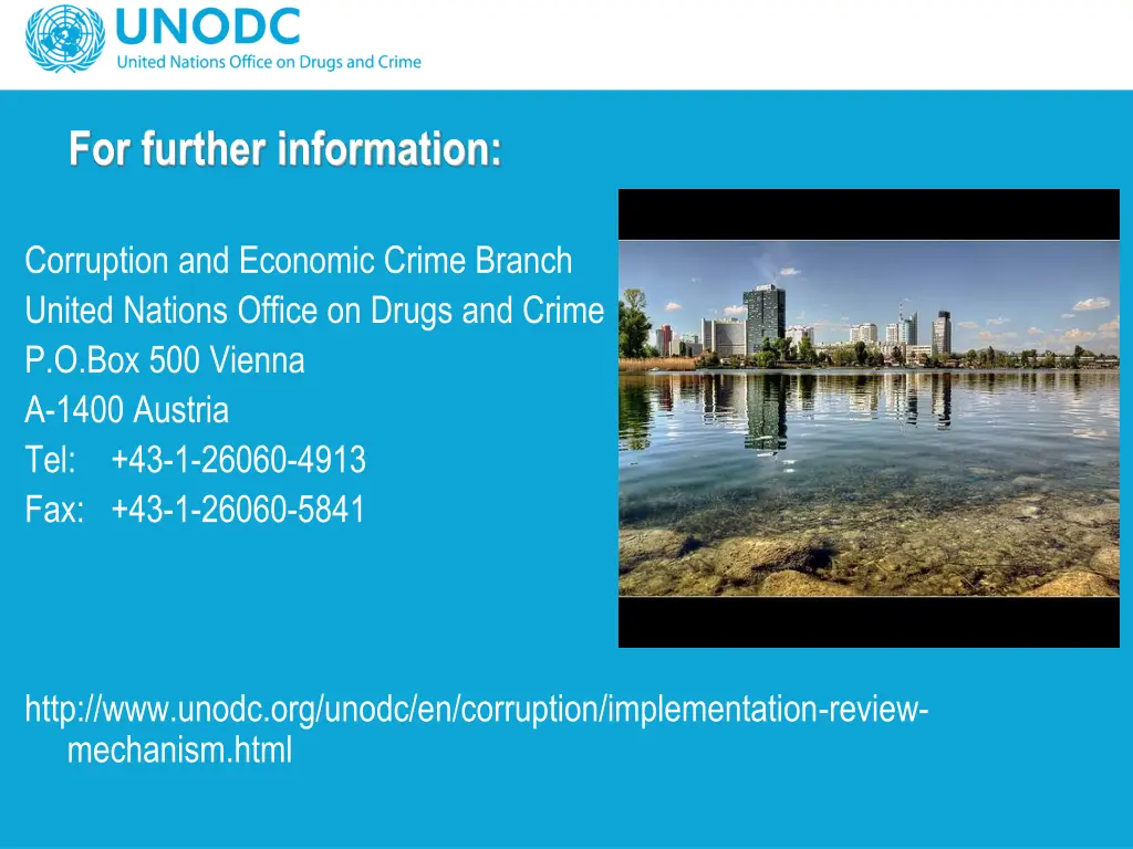 for further information