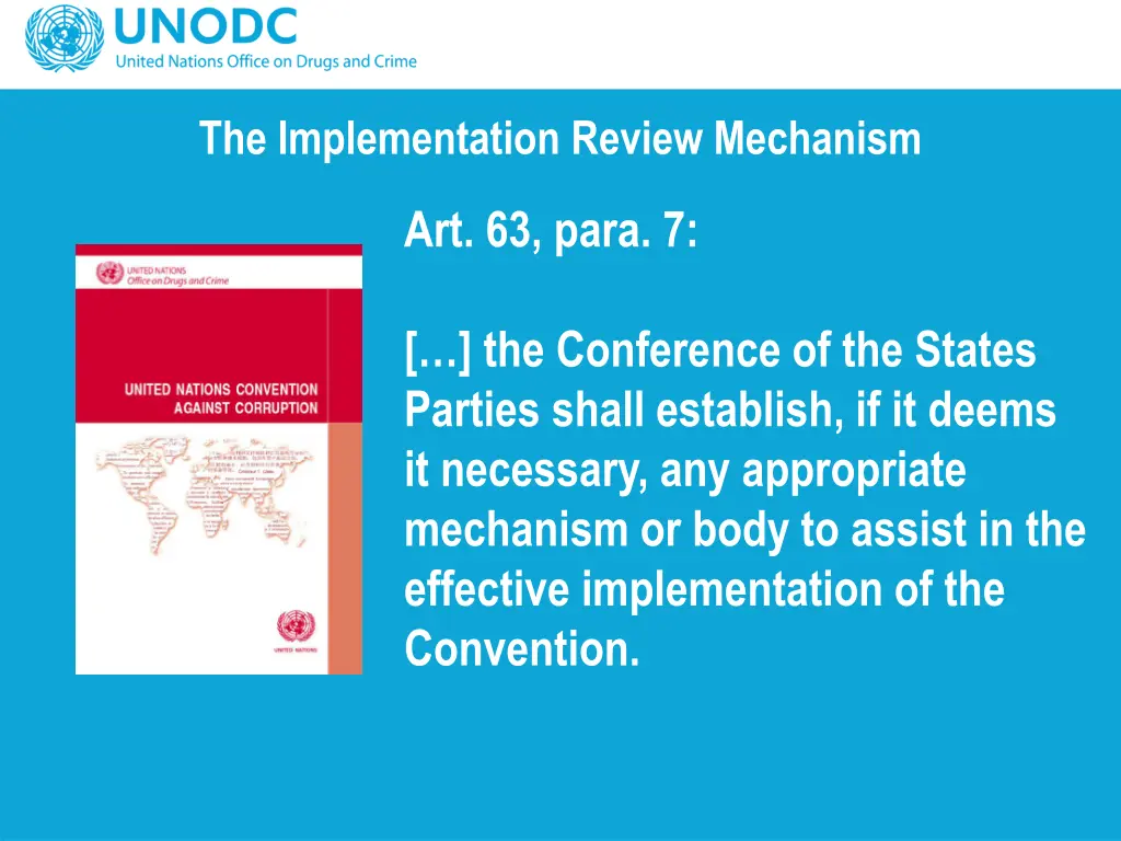 the implementation review mechanism