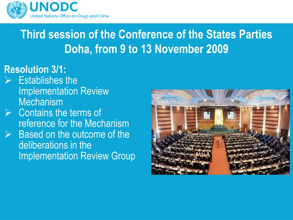 third session of the conference of the states