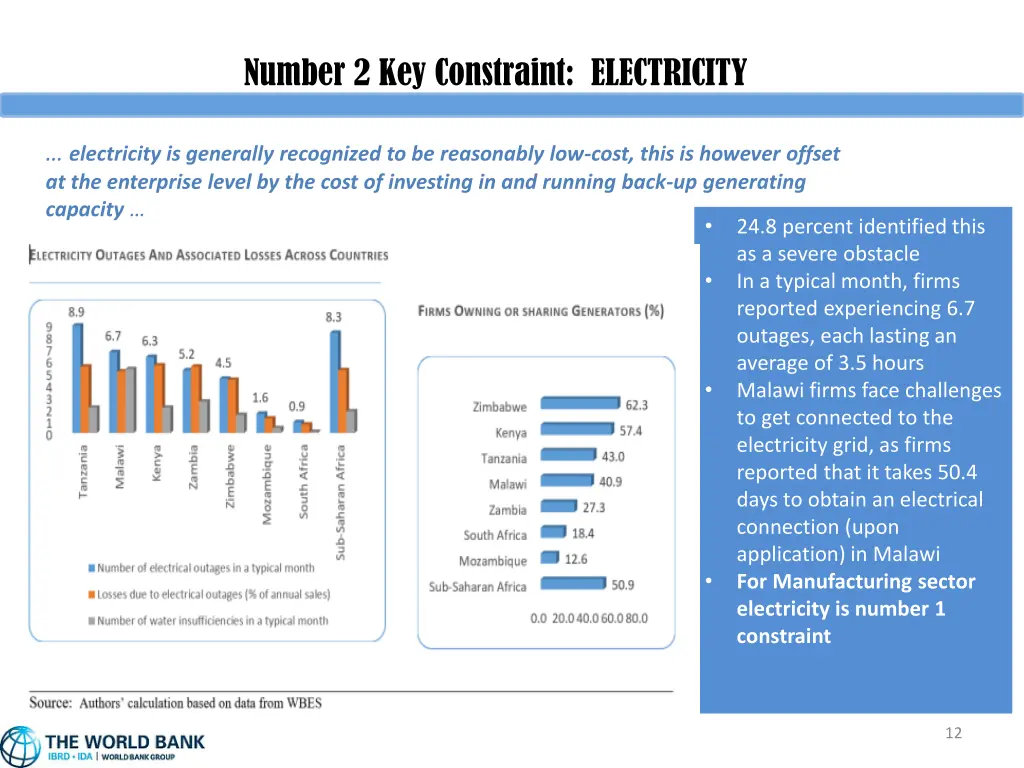 number 2 key constraint electricity