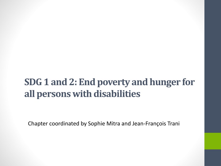 sdg 1 and 2 end poverty and hunger