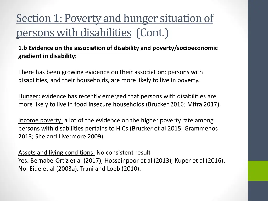 section 1 poverty and hunger situation of persons 1