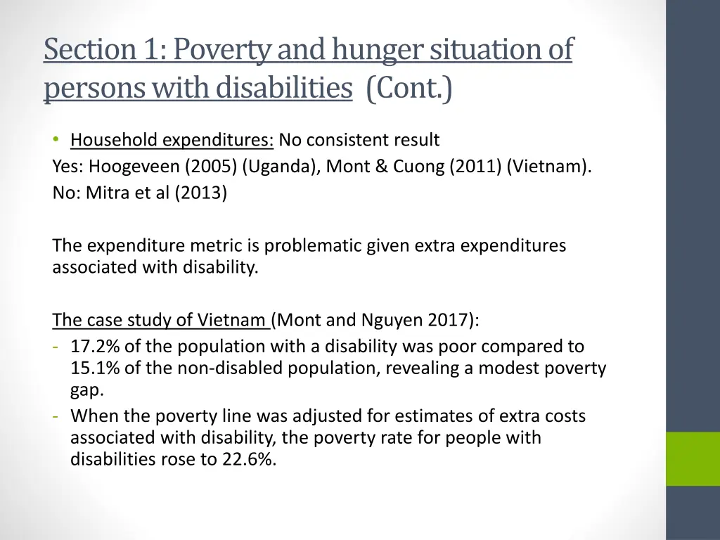 section 1 poverty and hunger situation of persons 2