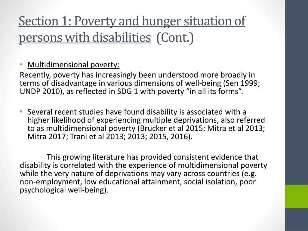 section 1 poverty and hunger situation of persons 4