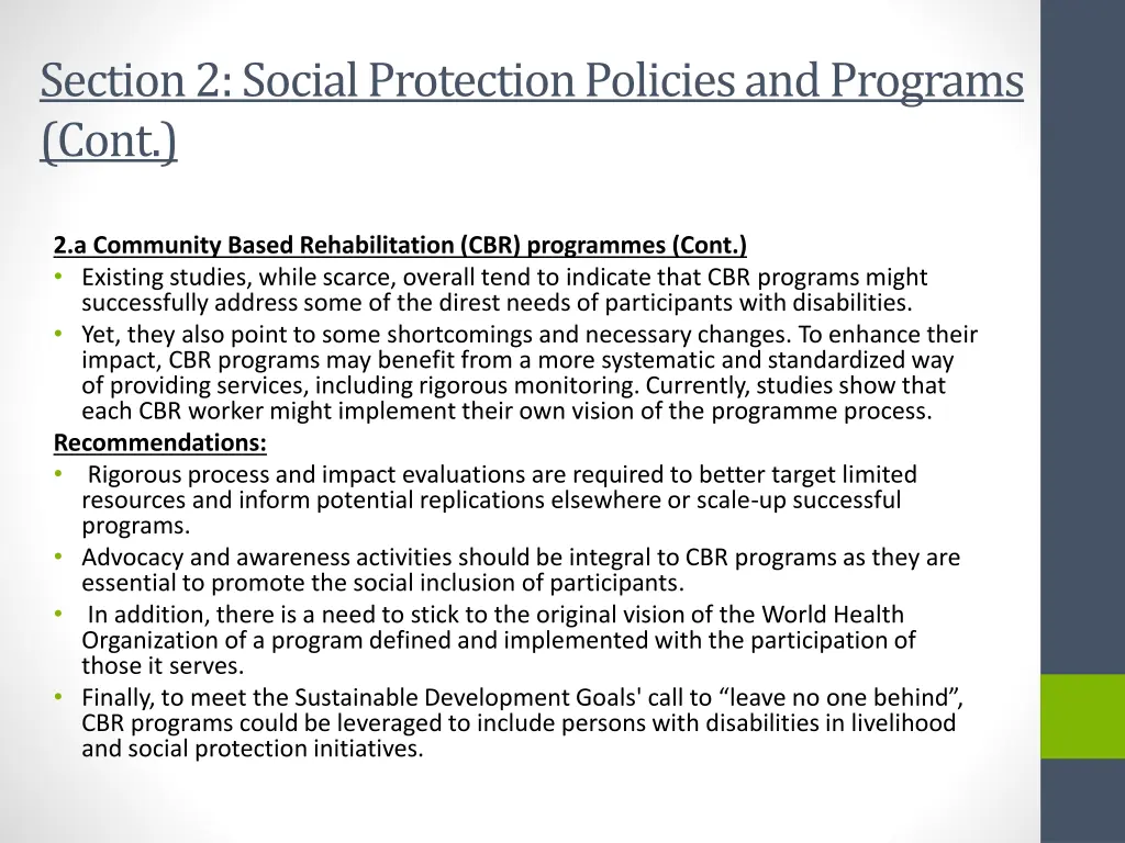 section 2 social protection policies and programs 3