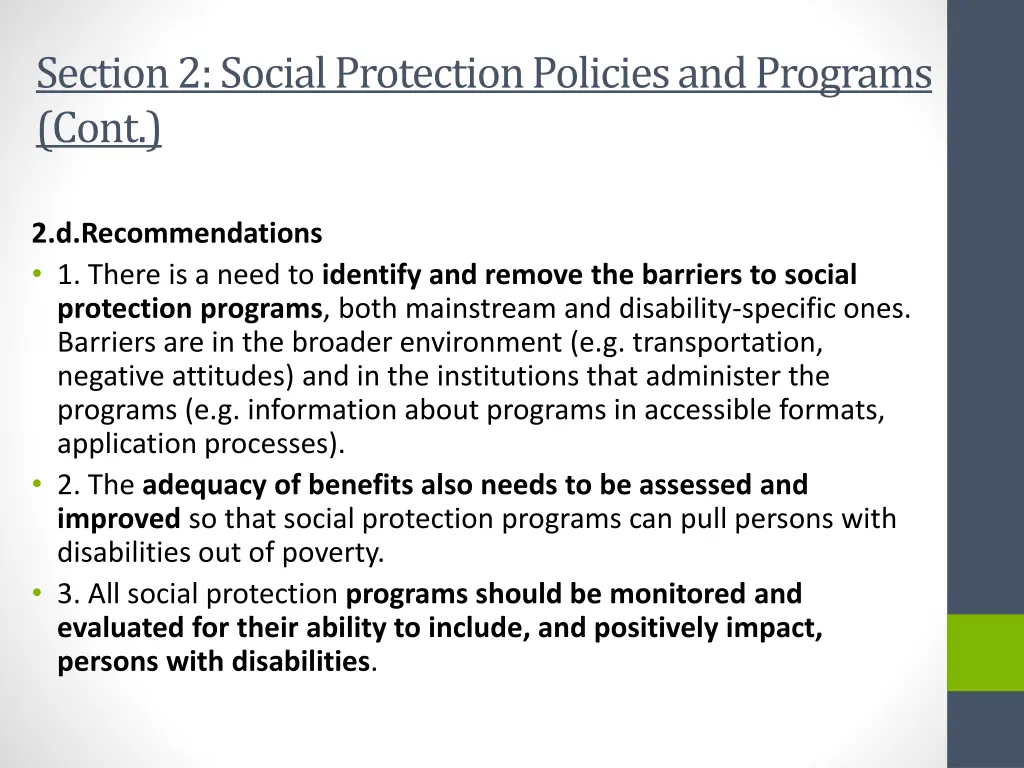 section 2 social protection policies and programs 7
