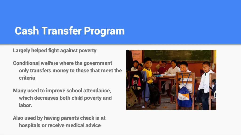 cash transfer program