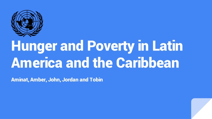 hunger and poverty in latin america