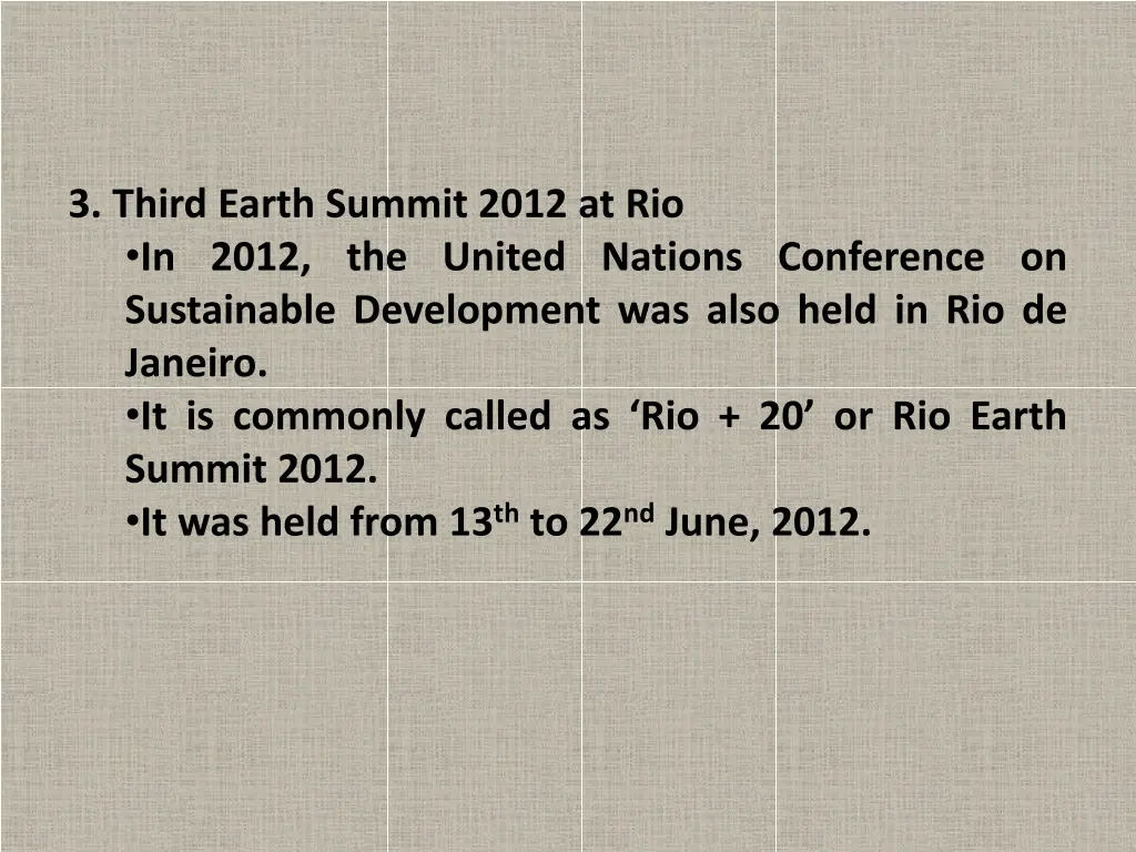 3 third earth summit 2012 at rio in 2012