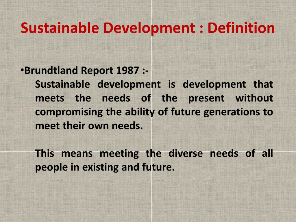 sustainable development definition