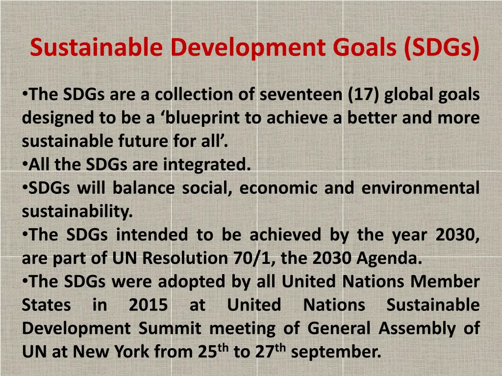 sustainable development goals sdgs