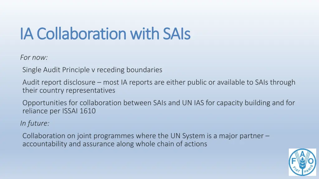 ia collaboration with sais ia collaboration with