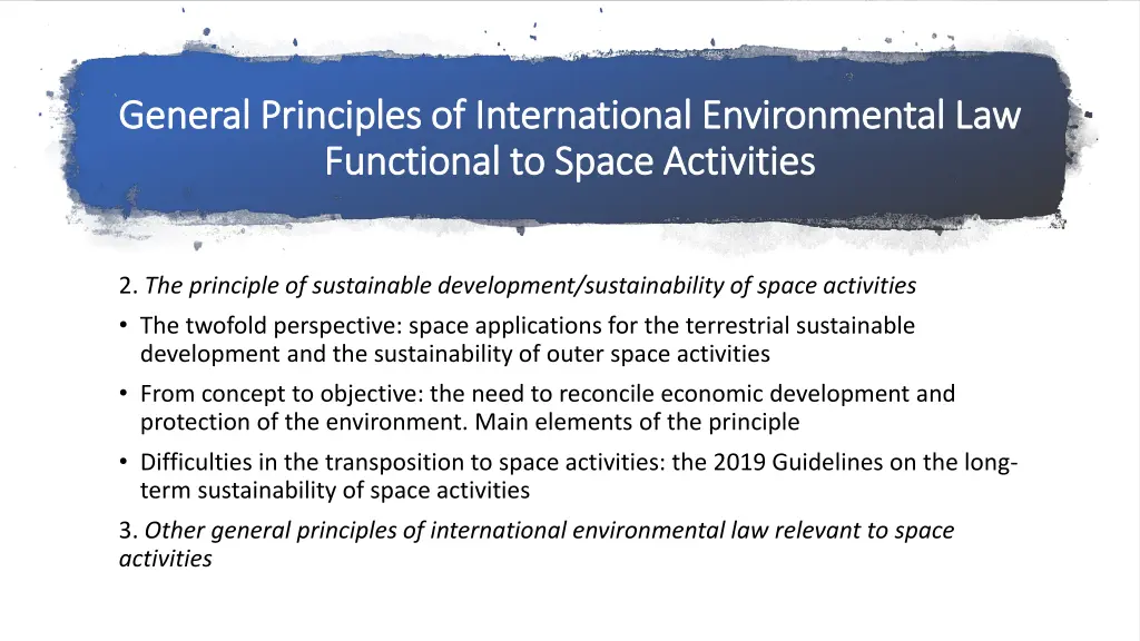 general principles of international environmental 1
