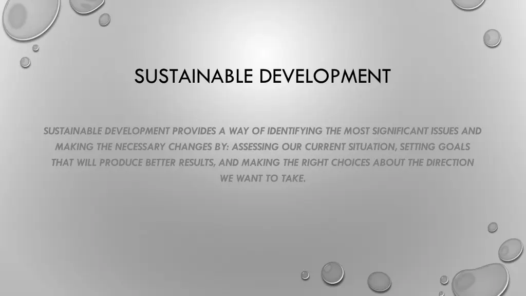 sustainable development 1