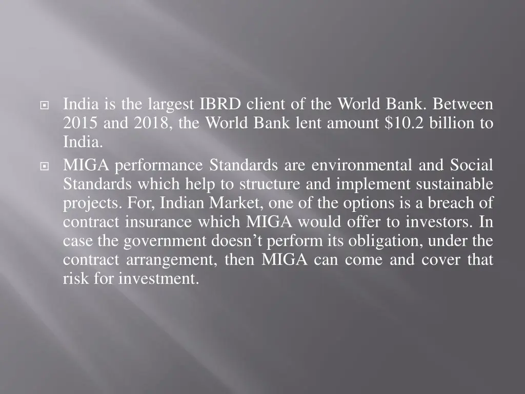 india is the largest ibrd client of the world