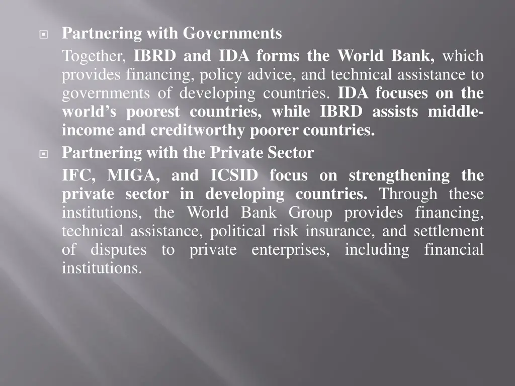 partnering with governments together ibrd