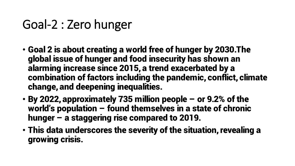 goal goal 2 zero hunger 2 zero hunger