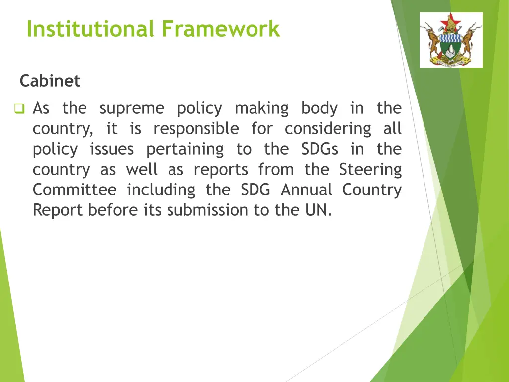 institutional framework 1