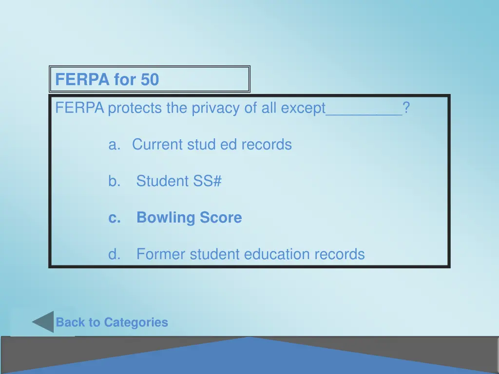 ferpa for 50 1