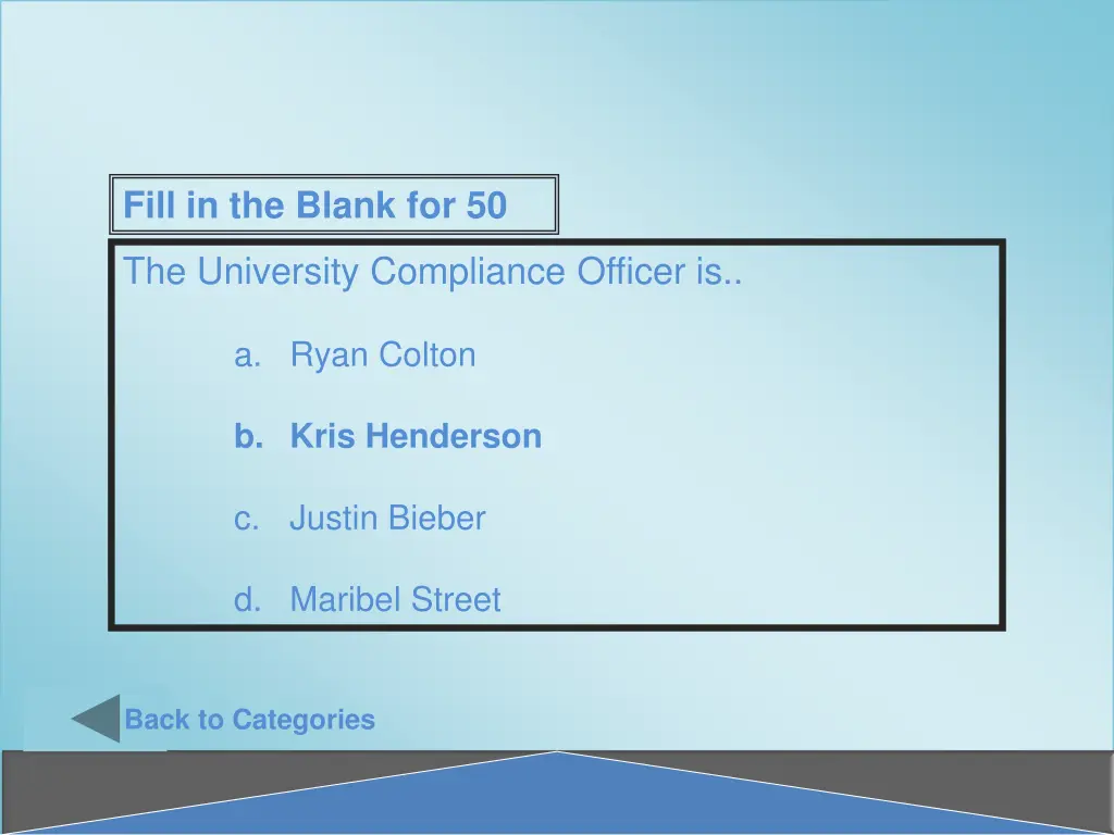 fill in the blank for 50 1