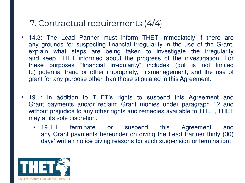 7 contractual requirements 4 4 7 contractual