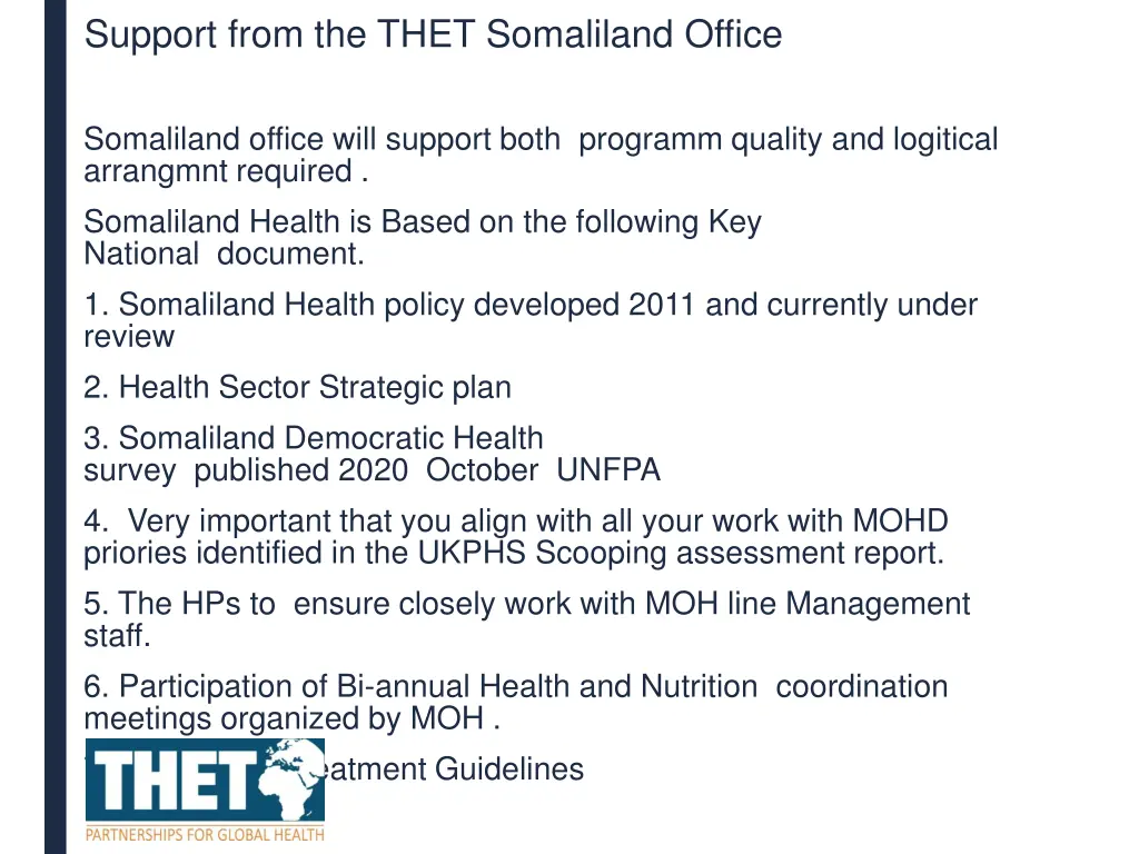 support from the thet somaliland office 1