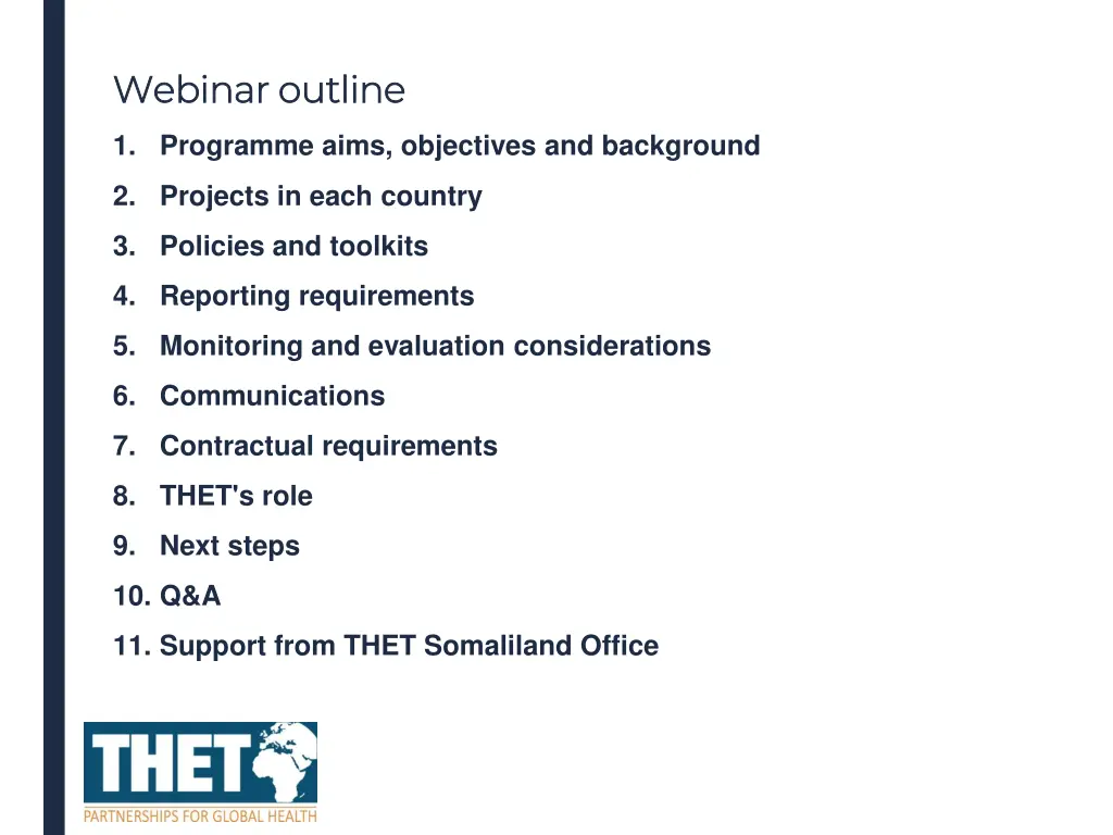 webinar webinar outline