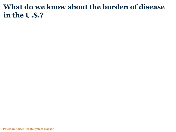 what do we know about the burden of disease