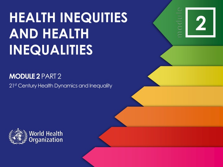 health inequities and health inequalities