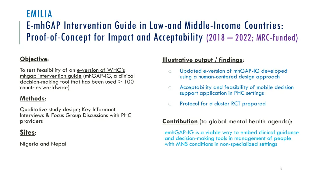 emilia e mhgap intervention guide