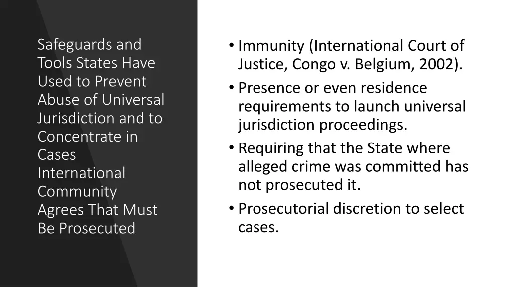 immunity international court of justice congo
