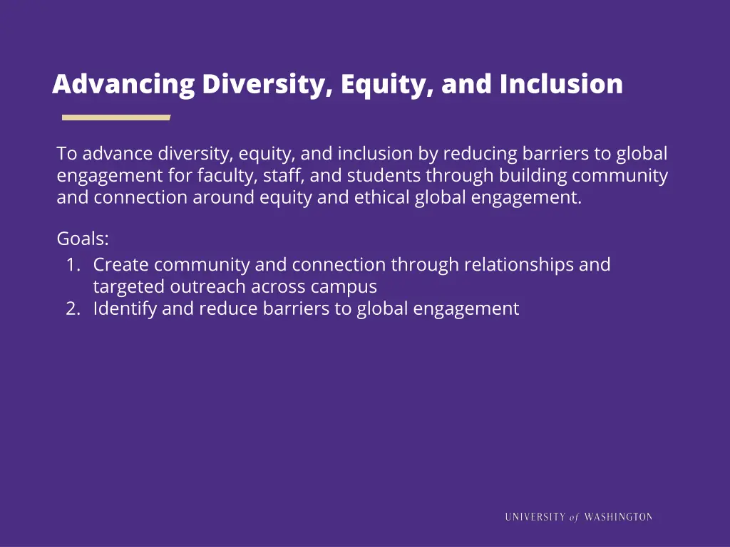advancing diversity equity and inclusion
