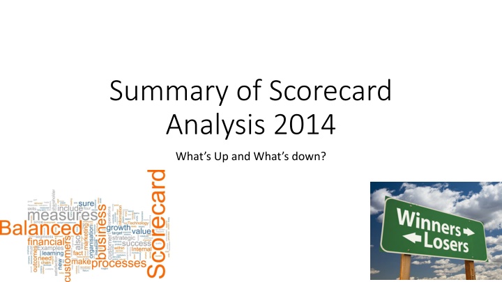 summary of scorecard analysis 2014