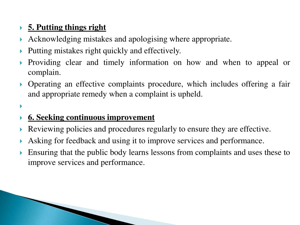 5 putting things right acknowledging mistakes