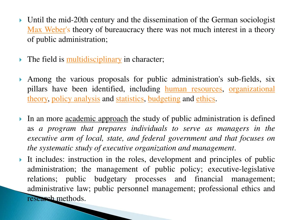 until the mid 20th century and the dissemination