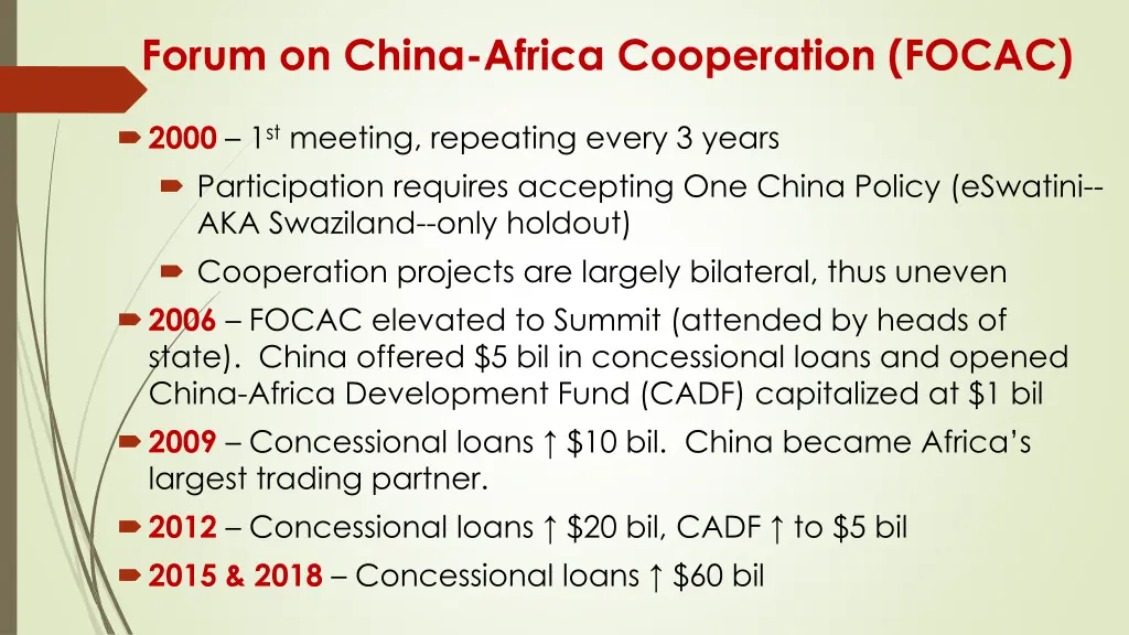 forum on china africa cooperation focac