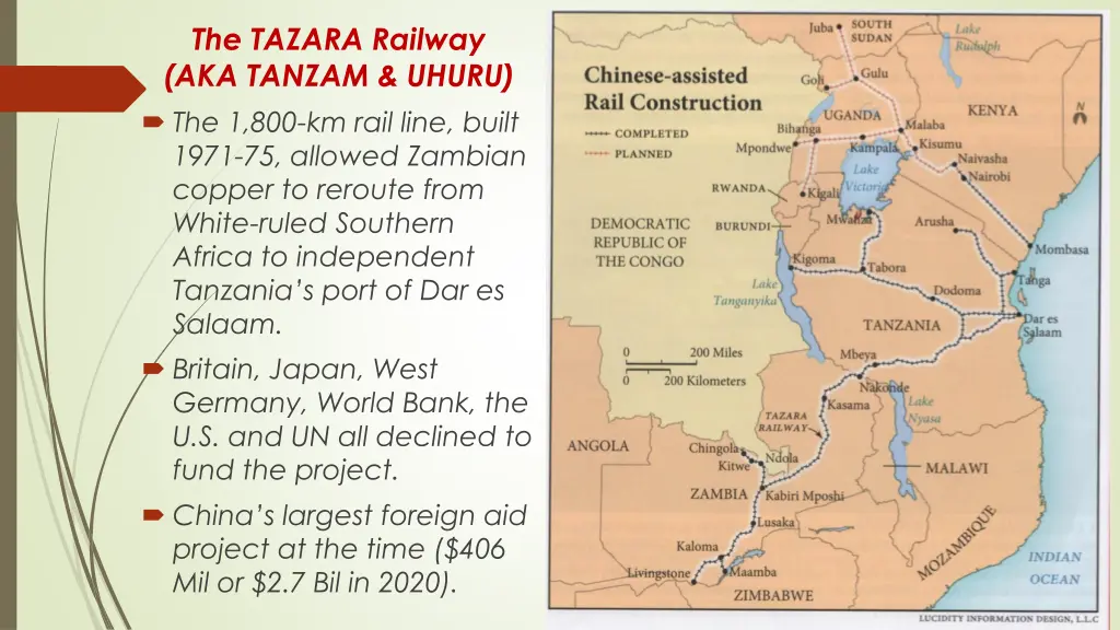 the tazara railway aka tanzam uhuru