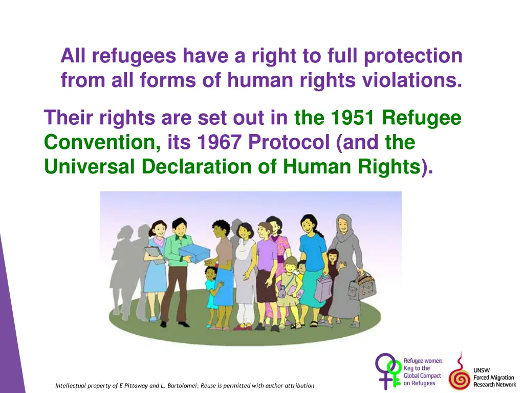 all refugees have a right to full protection from