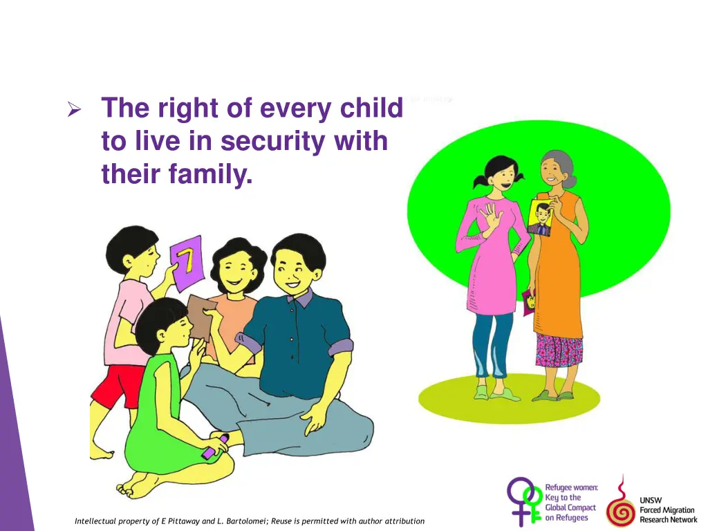 the right of every child to live in security with