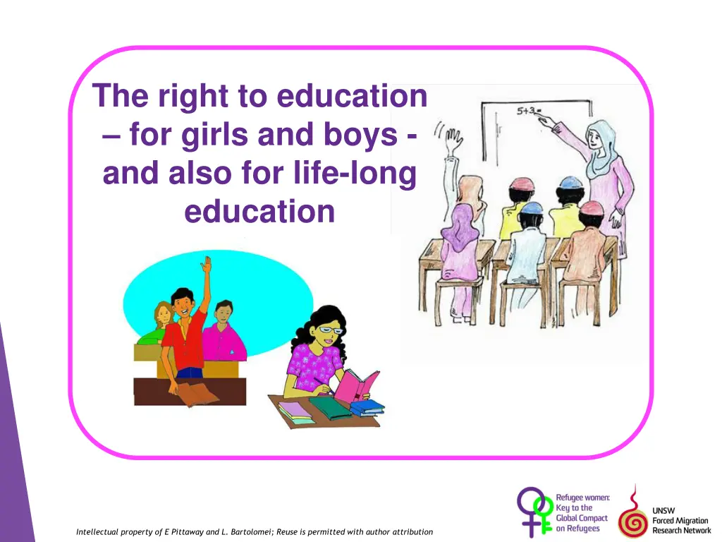 the right to education for girls and boys