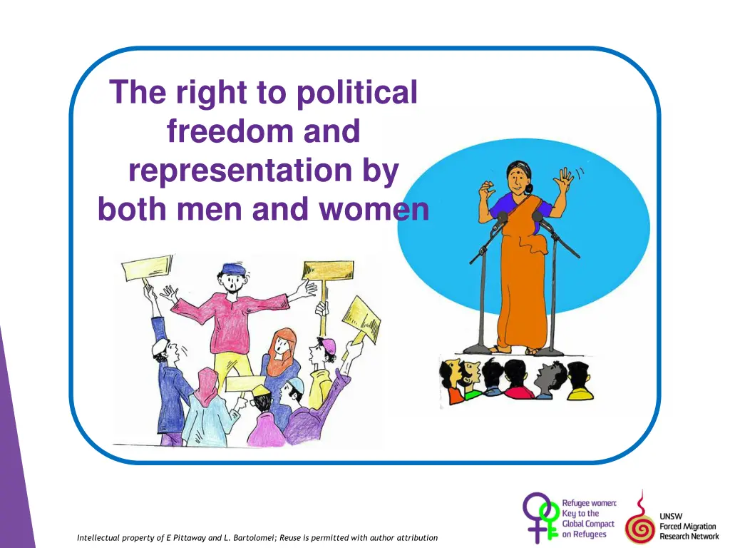 the right to political freedom and representation