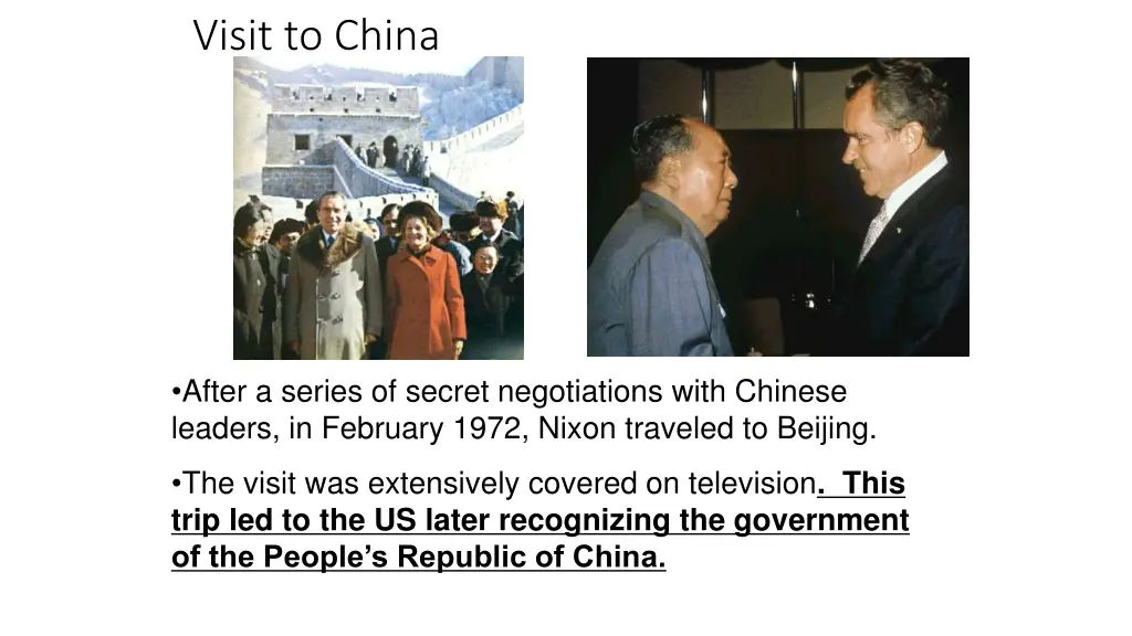 visit to china