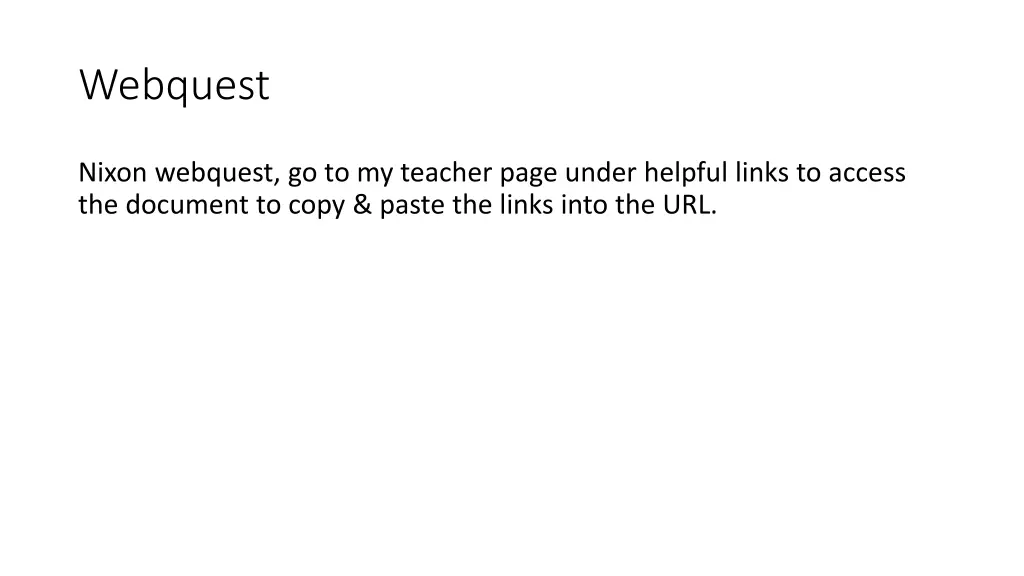 webquest