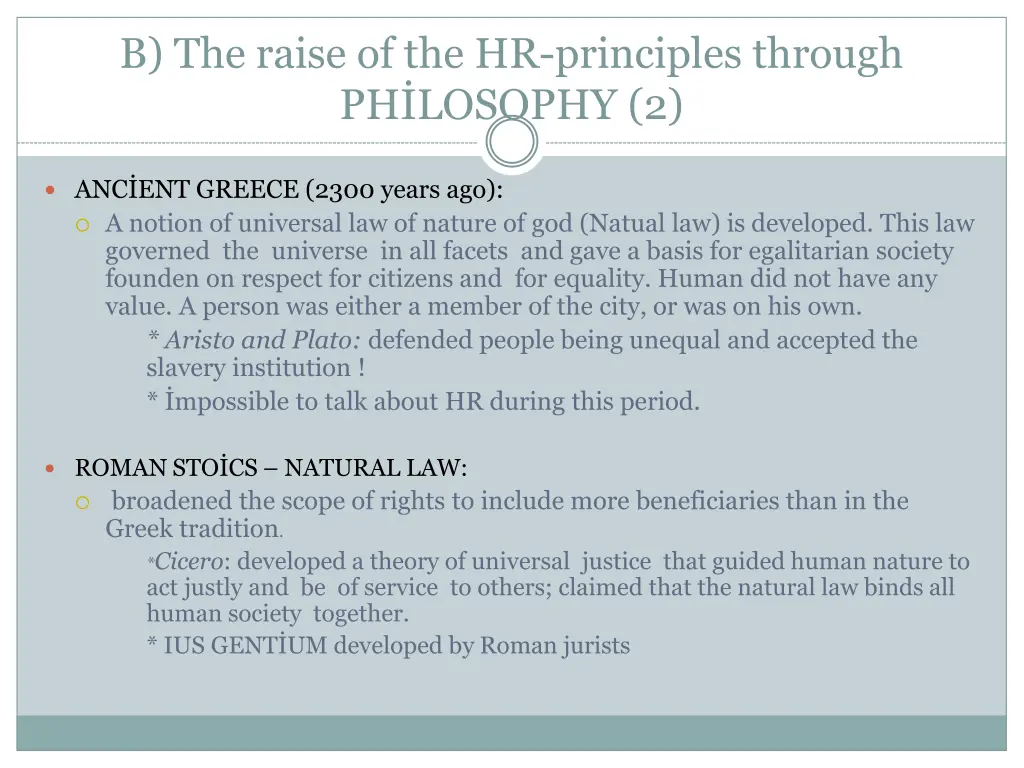 b the raise of the hr principles through 1