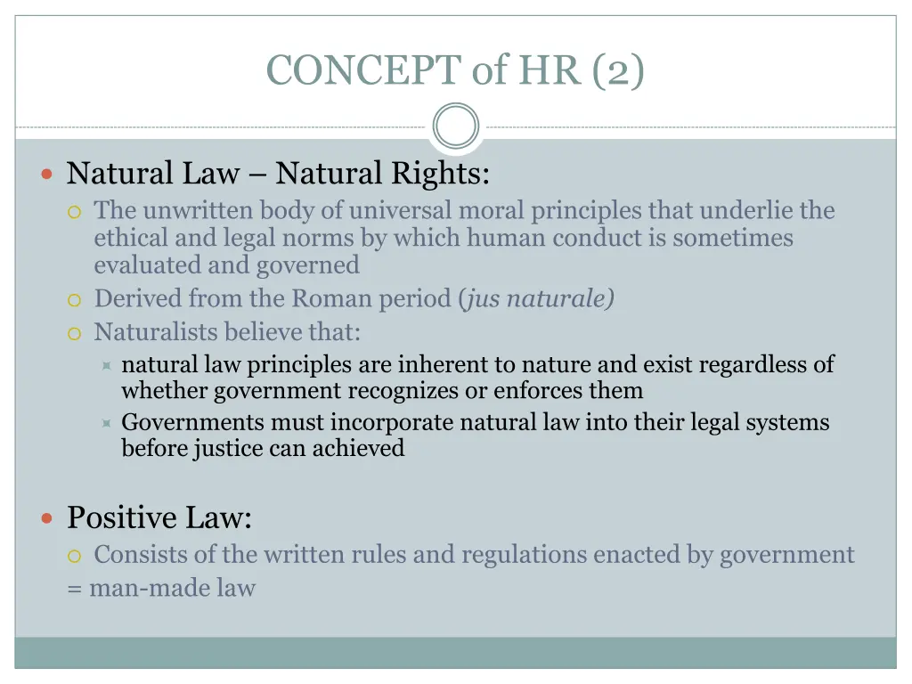 concept of hr 2