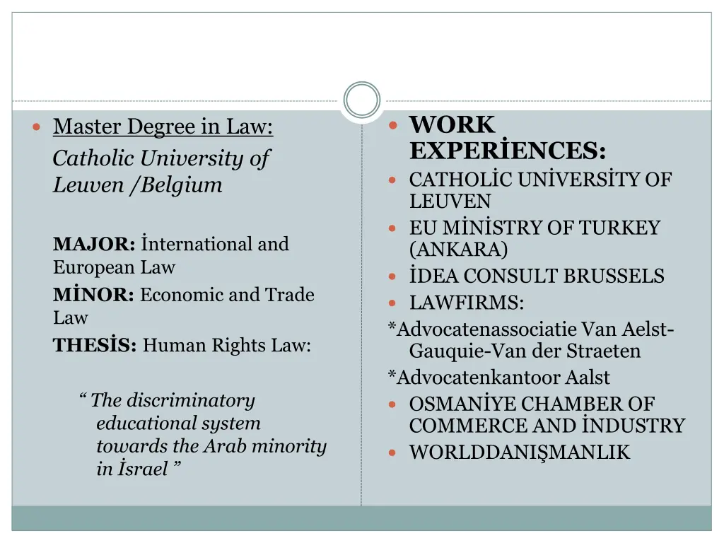 work exper ences cathol c un vers ty of leuven